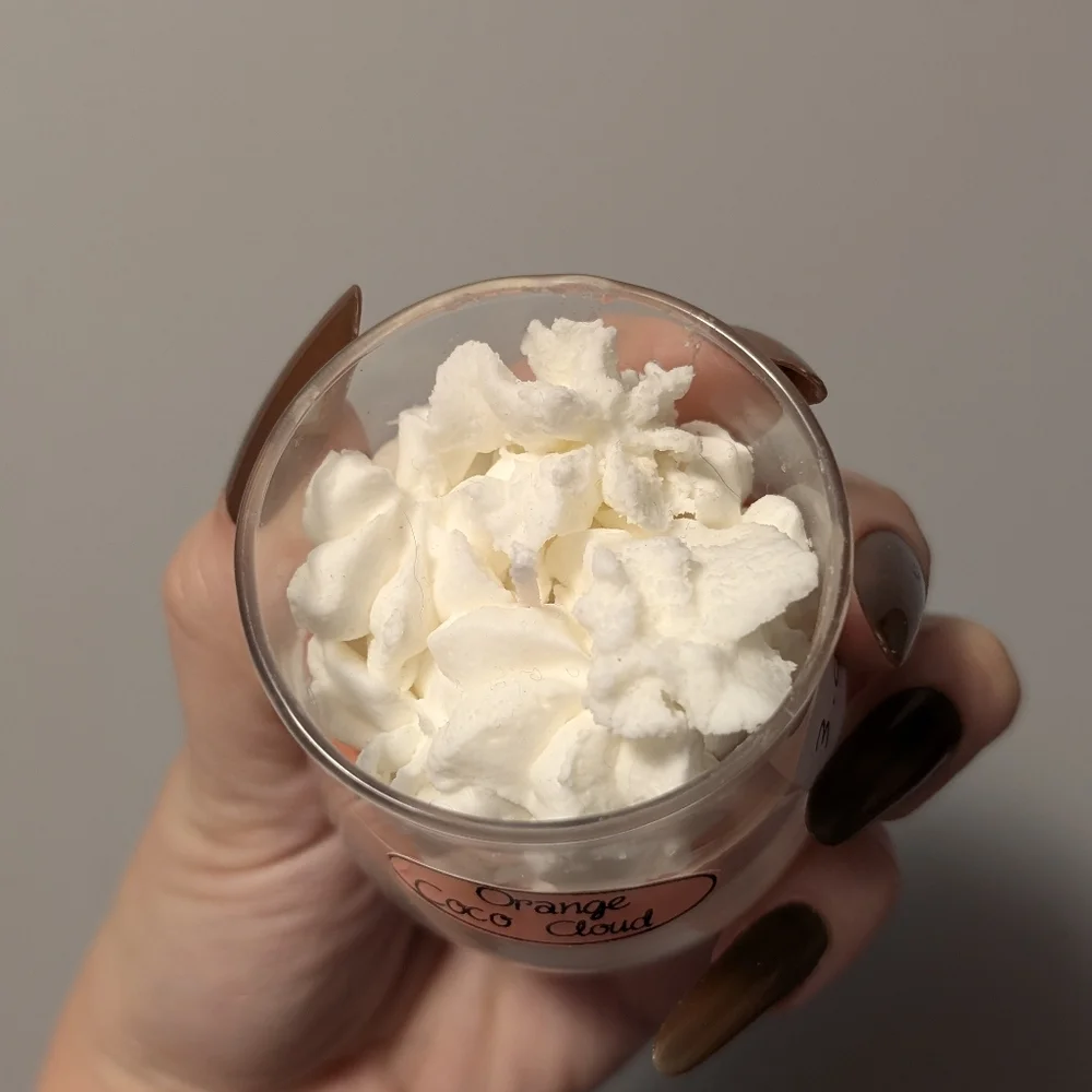 Orange Coco Cloud Candle - Picture 2 of 2